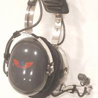 Cuffie Aviazione AVCOMM AC-200 + PTT-300, Pilota