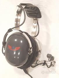Cuffie Aviazione AVCOMM AC-200 + PTT-300, Pilota