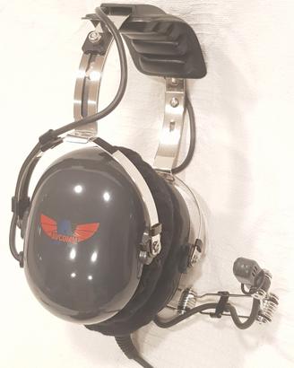 Cuffie Aviazione AVCOMM AC-200 + PTT-300, Pilota