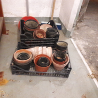 Tanti vasi da giardino