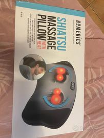 Cuscino massaggiante com calore Shiatsu come nuovo