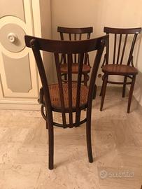 4 sedie antiche tipo Thonet ARX