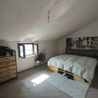 Mansarda bilocale con terrazzo