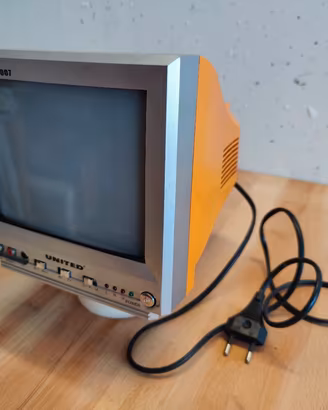 Monitor TV vintage CRT United UTV 6007  funz