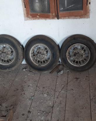 5 cerchi a raggi RUOTE BORRANI MILANO