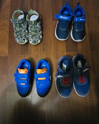 Scarpe bambino vari modelli 
