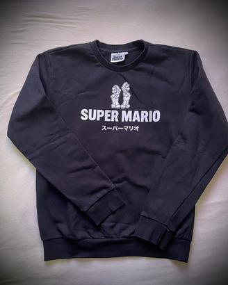 Felpa nera Super Mario S