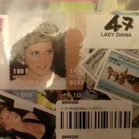 FRANCOBOLLI Lady Diana