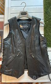 Gilet pelle moto Uomo/Donna
