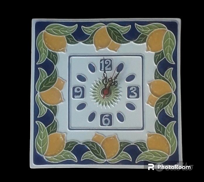 Orologio da tavolo - Arte in Ceramica Vietrese