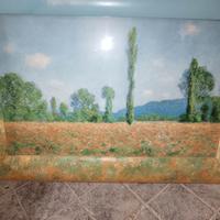 quadro dipinto anche su cornice