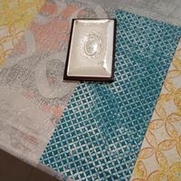 Rubrica da borsa in argento con certificato