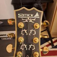 Chitarra jazz Samick HF650-TBK