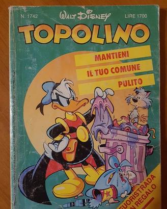 Topolino libretto Disney n.1742 del 16 Aprile 1989