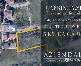 Caprino Vr 5 lotti edificabili si valuta permuta
