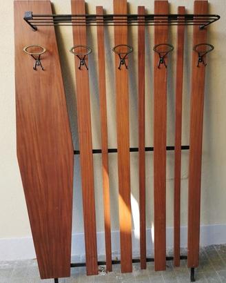 appendiabiti in legno design modernariato