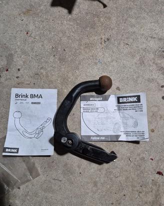 gancio di traino estraibile Brink BMA,