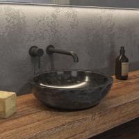 Lavabo In Pietra Elena SBP Nero Karag