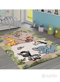 Tappeto bambini Paco Home Giungla 140x200 cm