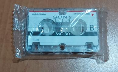 MICROCASSETTA SONY MC30 NUOVA