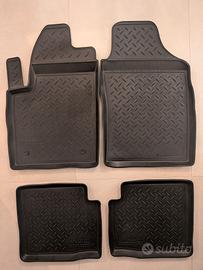 Tappetini 3D in gomma per Fiat 500 dal 2007