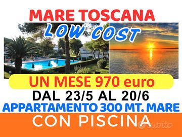 Mare Toscana mese di giugno case e appartamenti