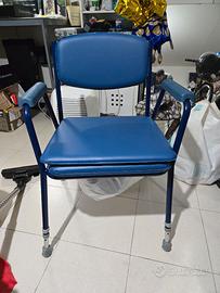 Sedia WC per anziani/disabili – mod. Comoda AB58CF