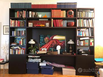 Libreria Poliform in Wengé