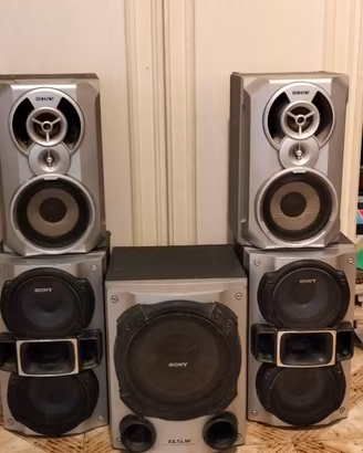 Sistema di casse acustiche a tre vie Sony