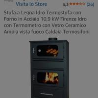 stufa a legna moderna