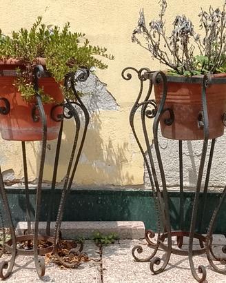 Coppia porta vaso