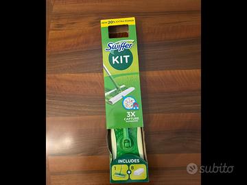 Swiffer Kit Scopa Catturapolvere + 8 Panni - Nuovo