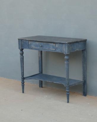 Tavolino console mobile due piani d'appoggio, '900