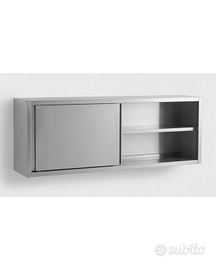 Pensile inox ante scorrevoli 170 cm