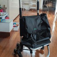 Carrello spesa, portabottiglie metallo, beauty 