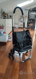 Carrello spesa, portabottiglie metallo, beauty 