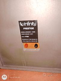 casse Infinity Prestige a 3 vie, woofer 30 cm.