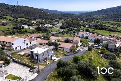 Villette al grezzo con vista panoramica sul mare