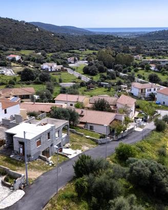 Villette al grezzo con vista panoramica sul mare