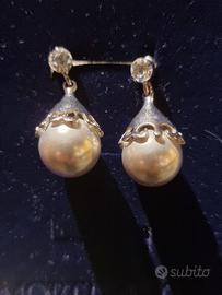 Orecchini vintage con perla