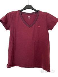 T-shirt Levi's con scollo a V taglia S