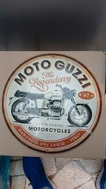 MOTO GUZZI TARGA ROTONDA TEDESCA VINTAGE 