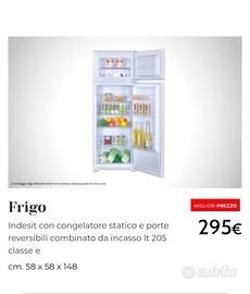 frigo da incasso