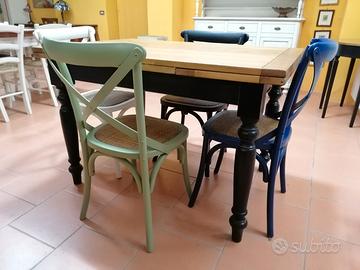 Tavolo massello legno cucina soggiorno