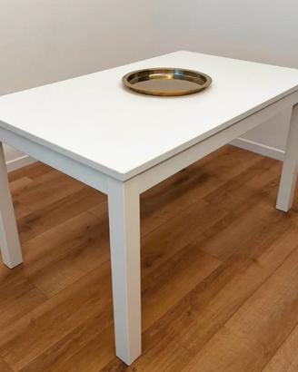 Tavolo bianco ikea Laneberg allungabile