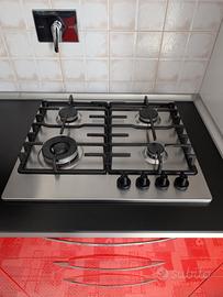 Piano cottura da incasso 4 fuochi