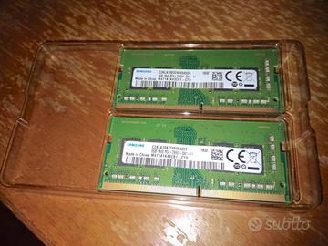 2 RAM da 8GB DDR3 2666 MHz - Marca Samsung