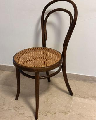 Sedia Thonet n.14 fine ’800 paglia originale