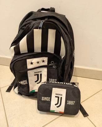 zaino e astuccio Juventus