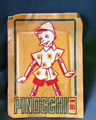 bustine di figurine pinocchio rare 